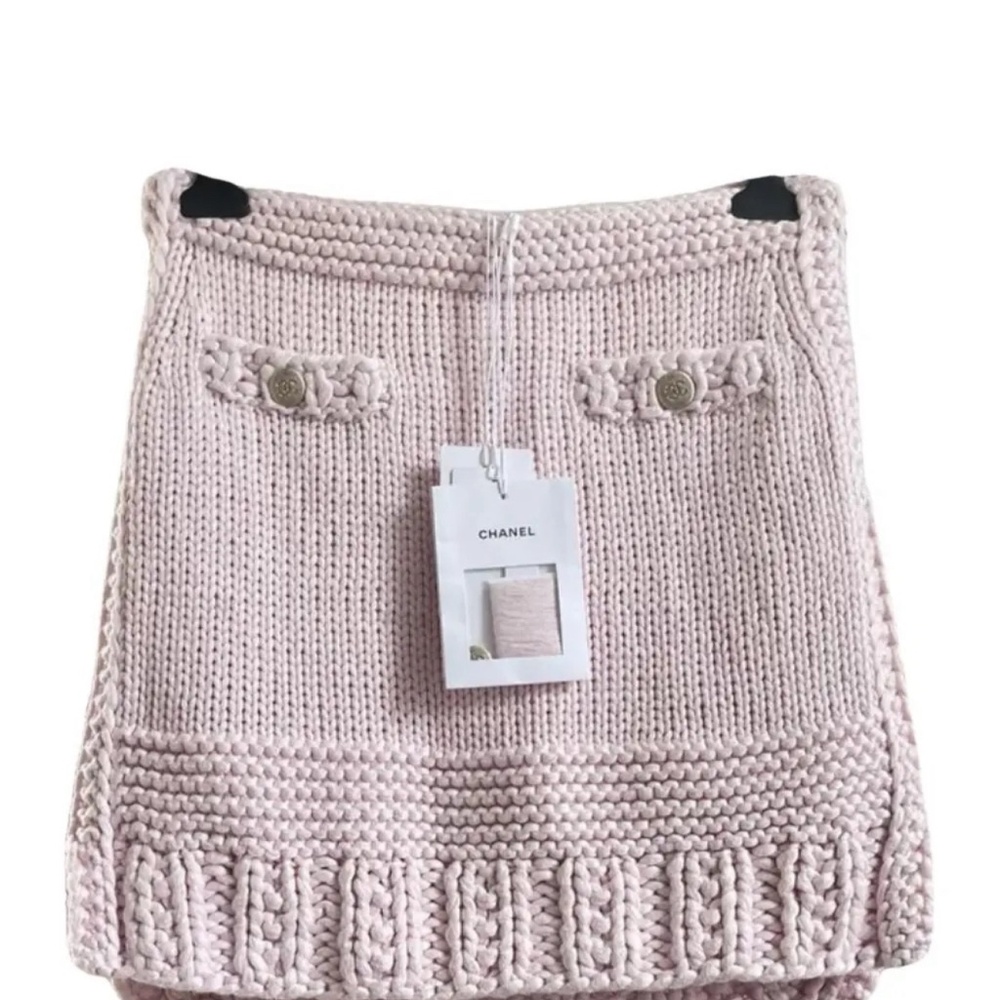 Chanel 22S mini pink skirt